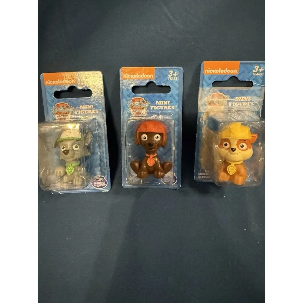 Paw‎ Patrol Mini Figures Lot Of 3 Cake Topper New